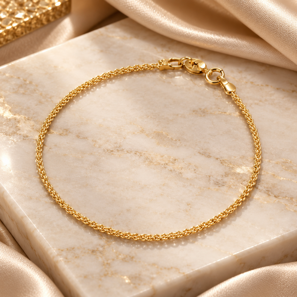 Pulsera Franco finita (18 cm - 2 mm)