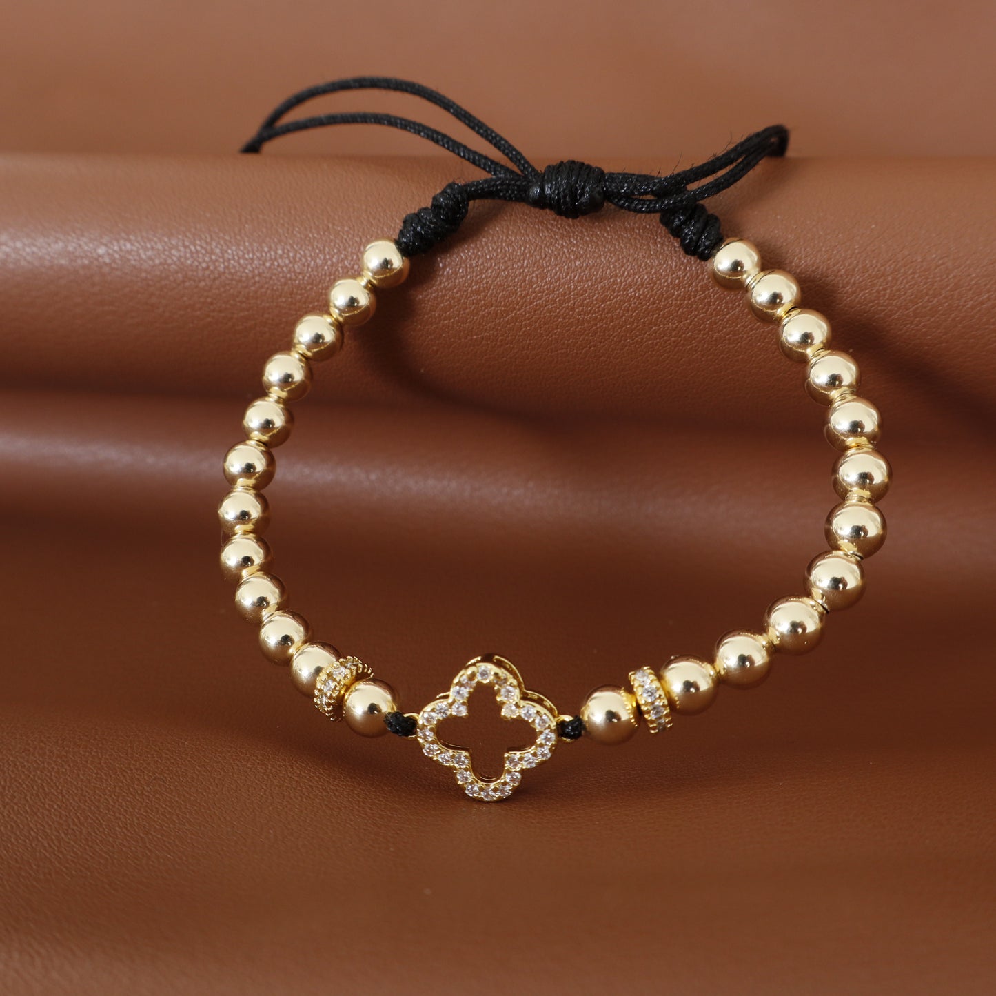 Pulsera Trébol 4 hojas de la suerte
