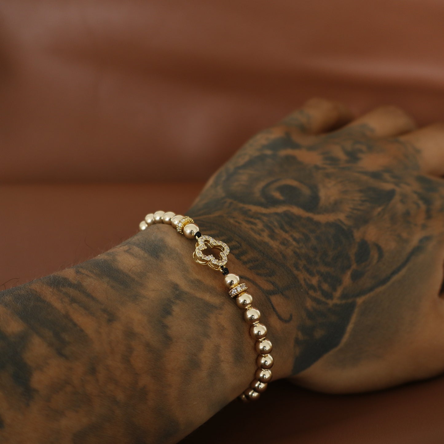 Pulsera Trébol 4 hojas de la suerte
