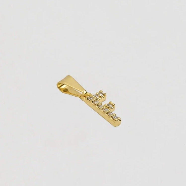Pulsera tejida Letra Circonia (Balin #4)