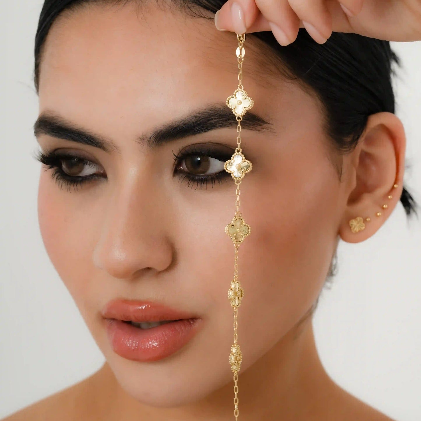 Pulsera Clover 1,2 cm 18 Cms