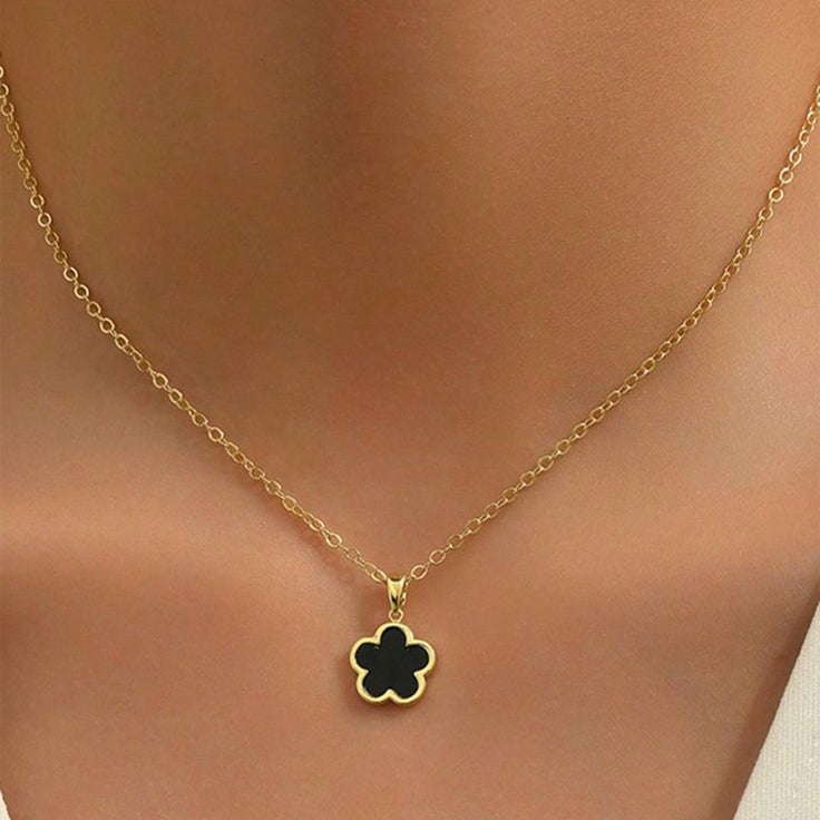 Cadena Aros 1.8 mm 45 Cms + Conjunto Clover Black.