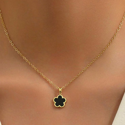 Cadena Aros 1.8 mm 45 Cms + Conjunto Clover Black.