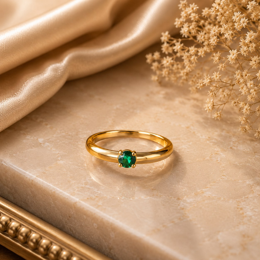 ANILLO SOLITARIO CIRCON 4MM  09120076