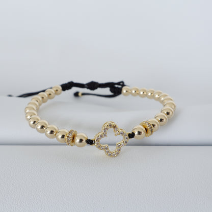 Pulsera Trébol 4 hojas de la suerte