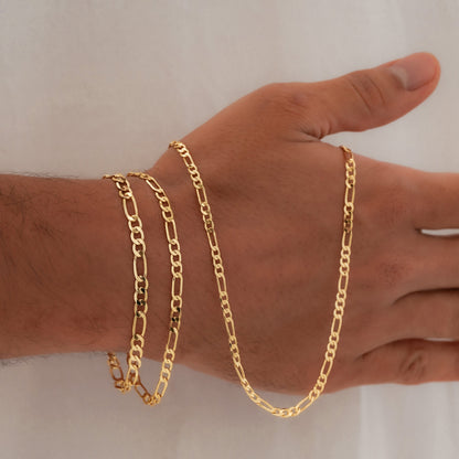 Pulsera 3x1 Diamantada 3,5mm 20cm