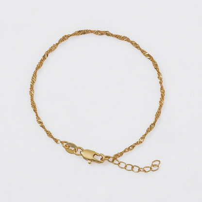 Pulsera Singapur 16cm + Extensor 1,5cm
