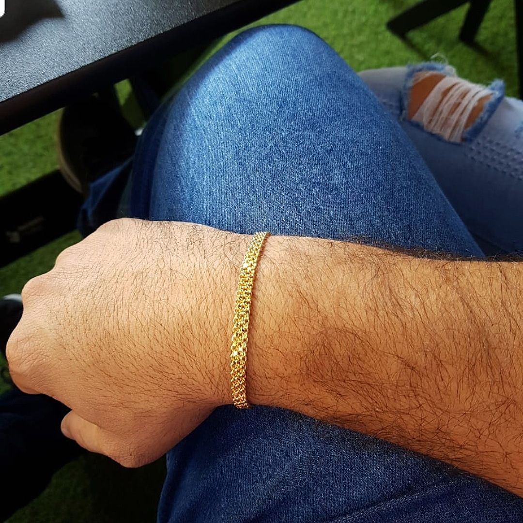 Pulsera China Doble Carril 6mm 20cm