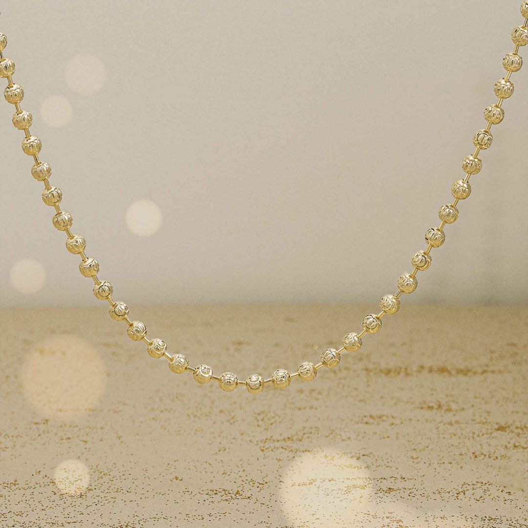 Cadena Militar Diamantada 65 Cms 4 mm